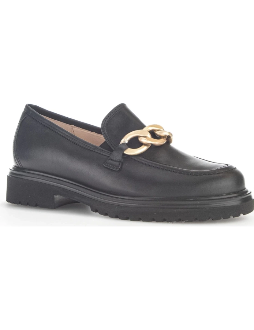 imagem de Gabor Black Loafers sapatos femininos2