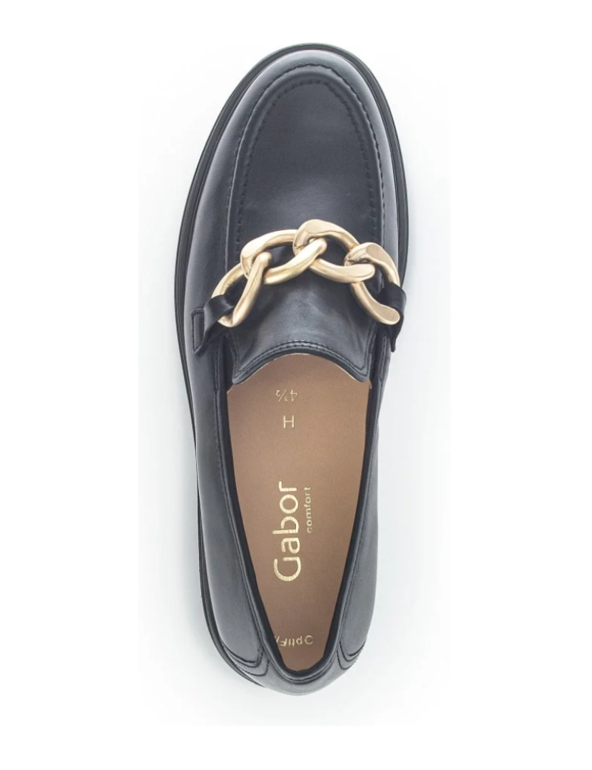 imagem de Gabor Black Loafers sapatos femininos3