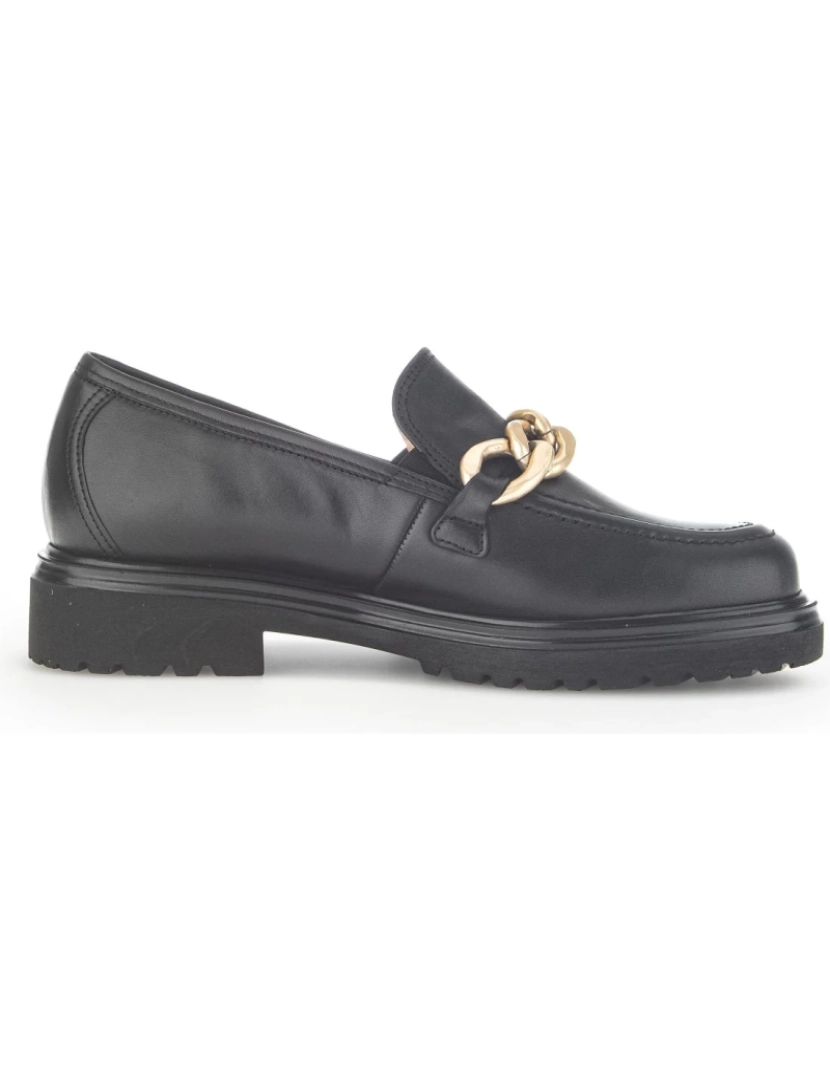 imagem de Gabor Black Loafers sapatos femininos5