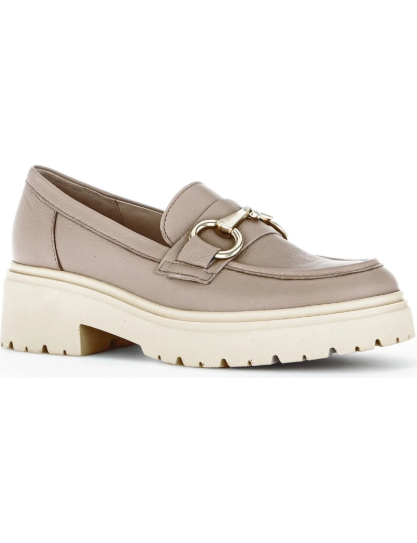 Gabor - Gabor Bege Loafers sapatos femininos