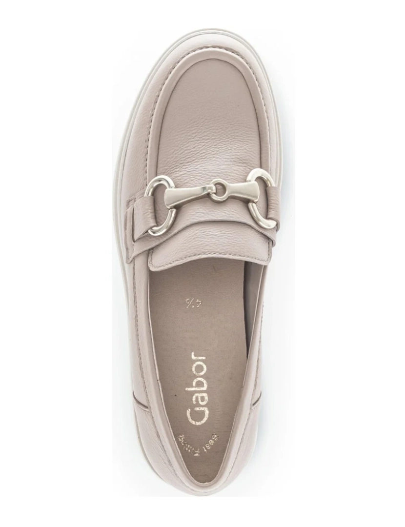 imagem de Gabor Bege Loafers sapatos femininos3