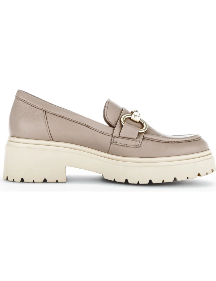 imagem de Gabor Bege Loafers sapatos femininos5