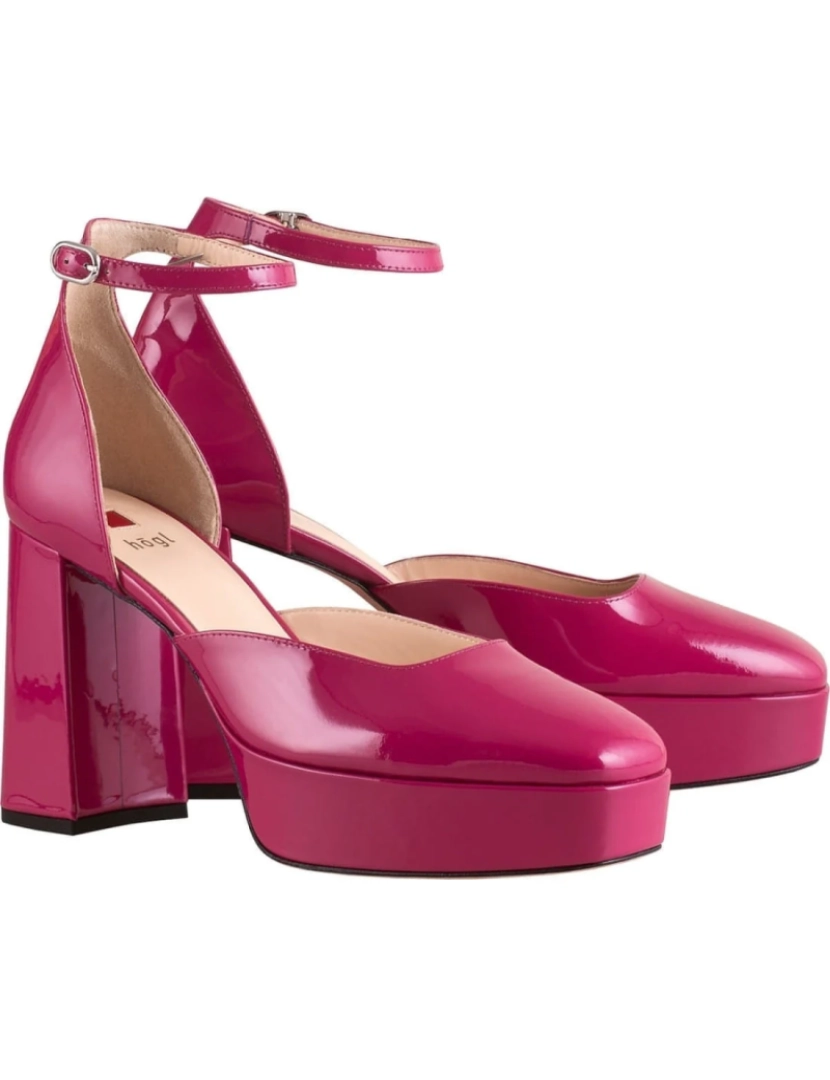 imagem de Hogl rosa saltos sapatos femininos3