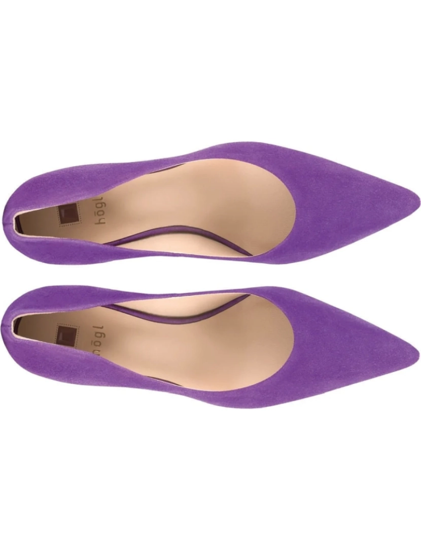 imagem de Hogl roxo saltos sapatos femininos5