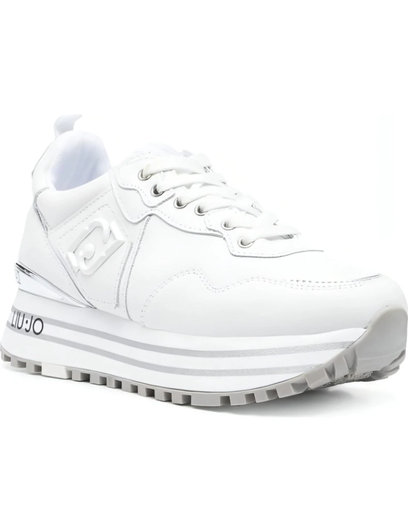 imagem de Liu Jo Branco Trainers sapatos femininos2