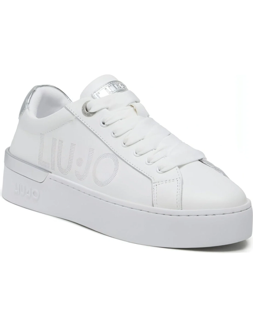 imagem de Liu Jo Branco Trainers sapatos femininos2