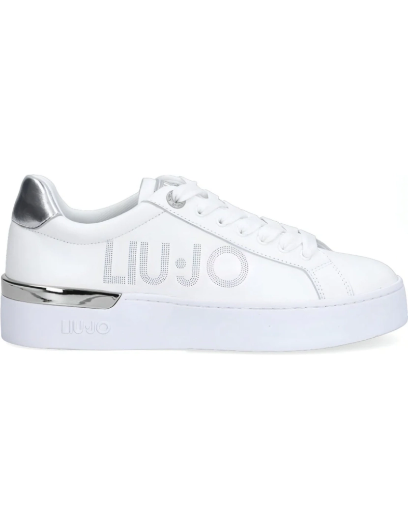 imagem de Liu Jo Branco Trainers sapatos femininos3