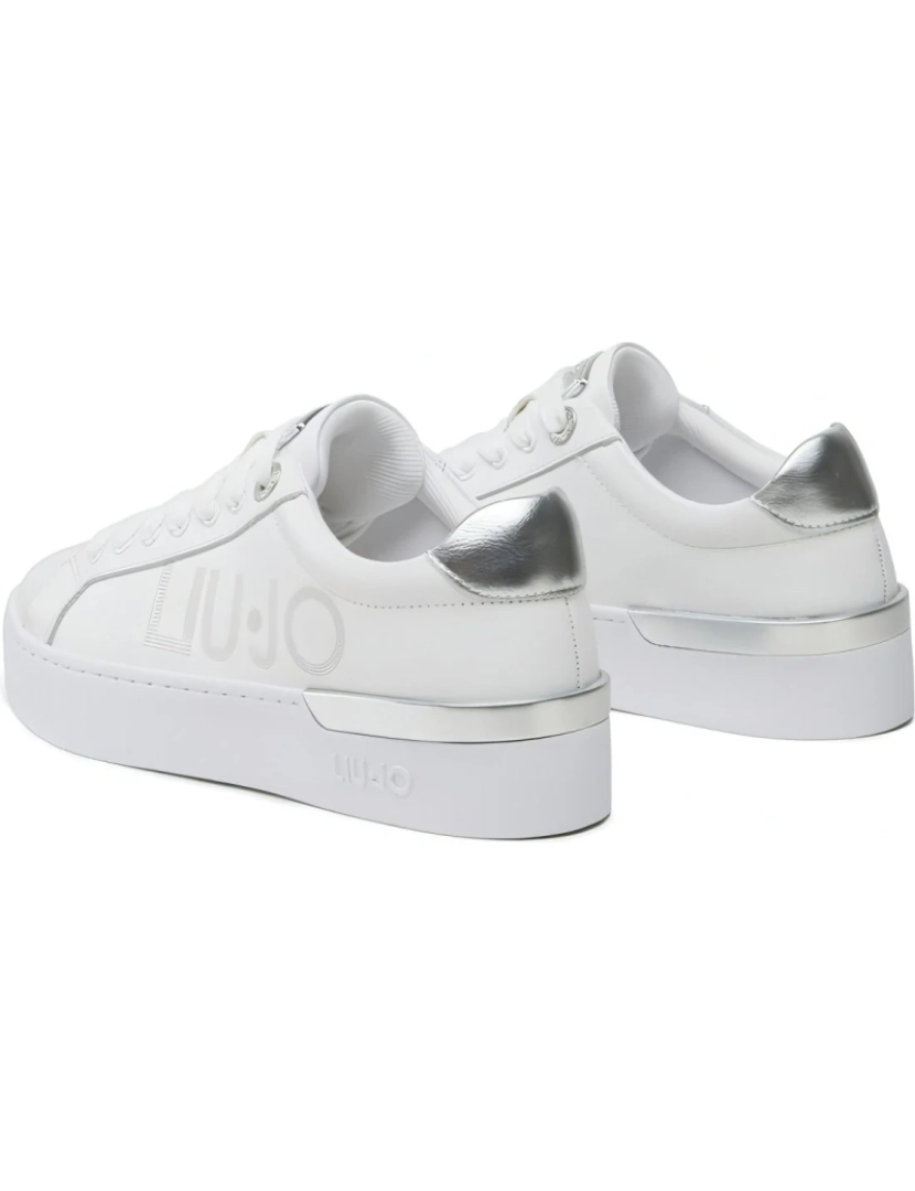 imagem de Liu Jo Branco Trainers sapatos femininos4