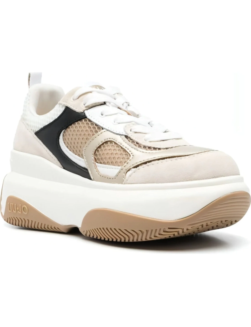 imagem de Liu Jo Bege Trainers sapatos femininos2