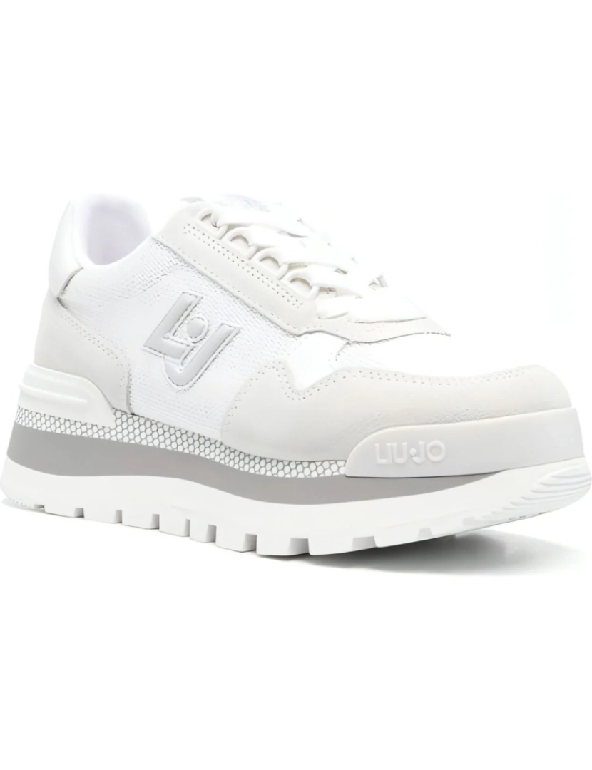 imagem de Liu Jo Branco Trainers sapatos femininos2