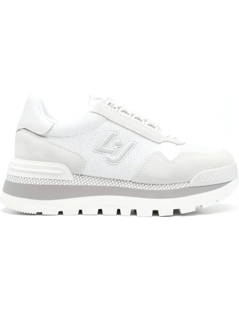 imagem de Liu Jo Branco Trainers sapatos femininos3