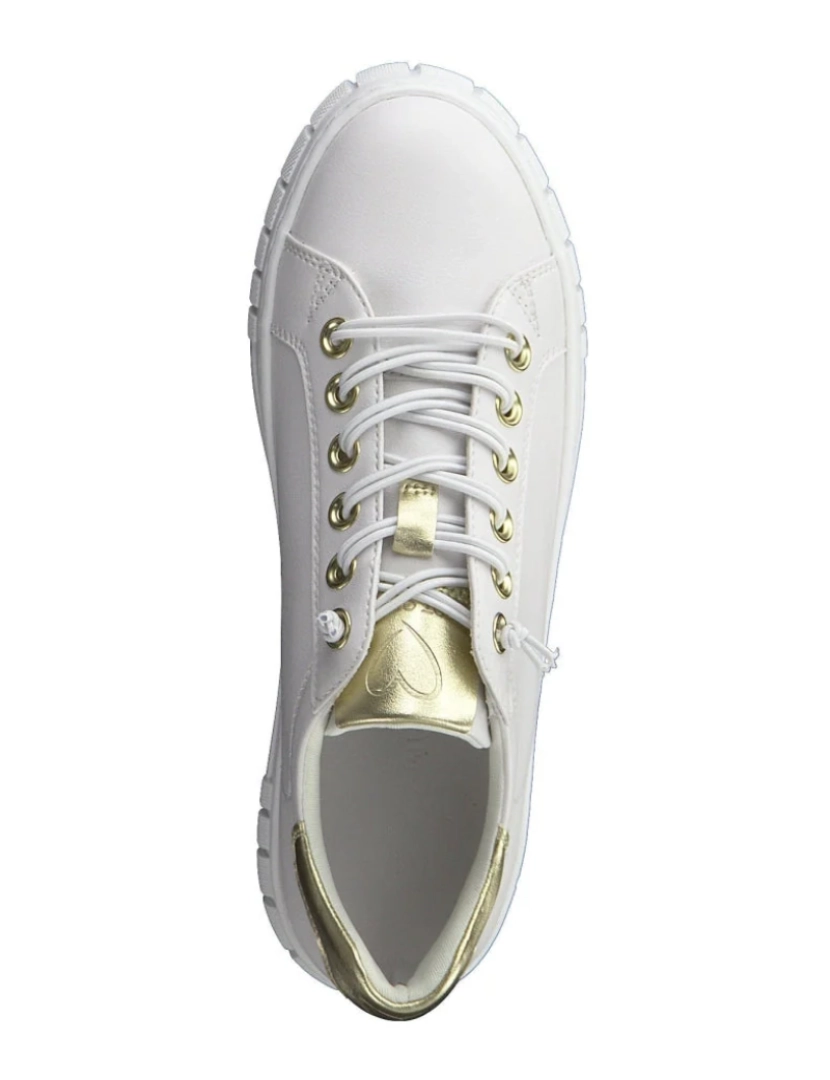 imagem de Marco Tozzi Branco Trainers sapatos femininos5