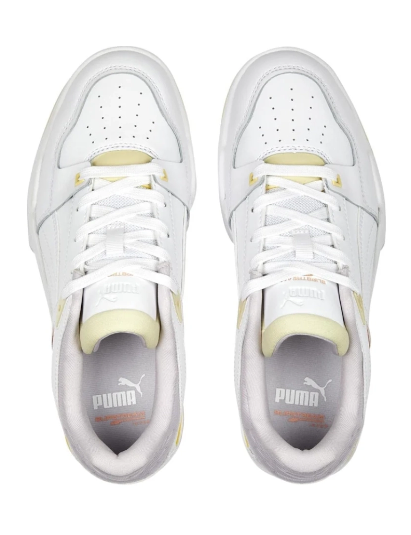 imagem de Puma Branco Trainers sapatos femininos6