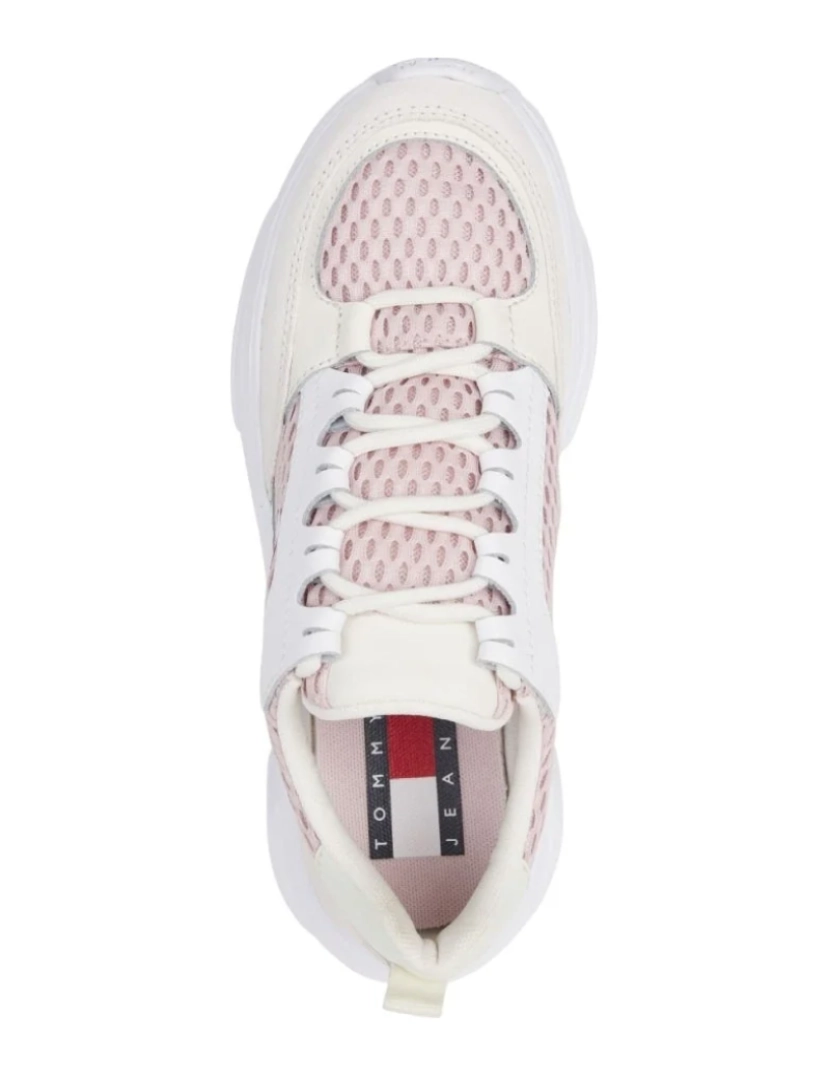 imagem de Tommy Jeans Pink Trainers sapatos femininos6