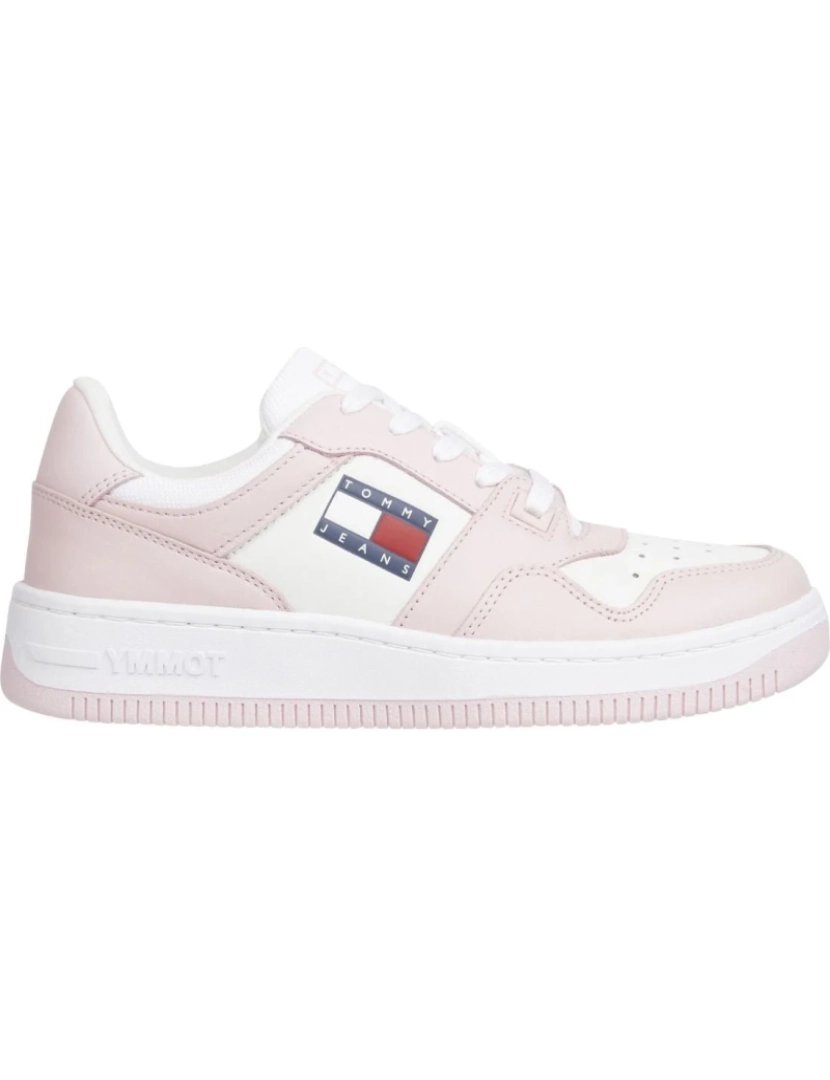 imagem de Tommy Jeans Pink Trainers sapatos femininos2