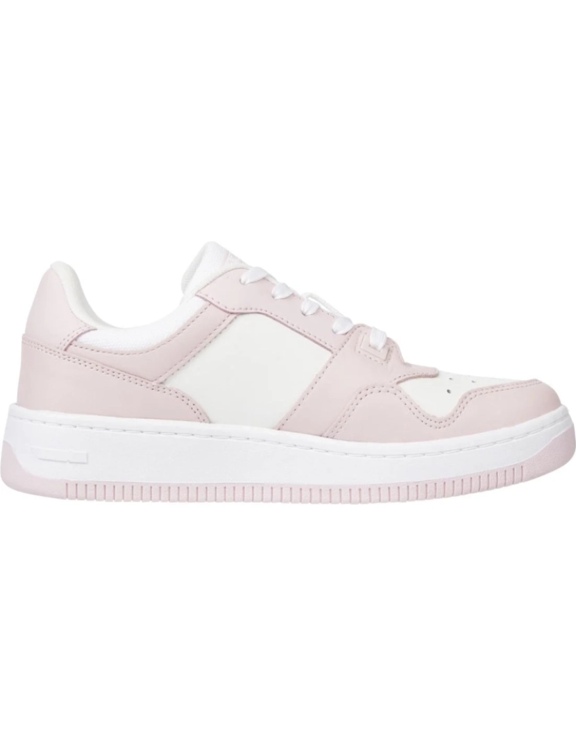 imagem de Tommy Jeans Pink Trainers sapatos femininos4