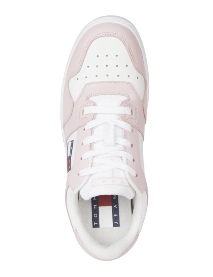 imagem de Tommy Jeans Pink Trainers sapatos femininos6