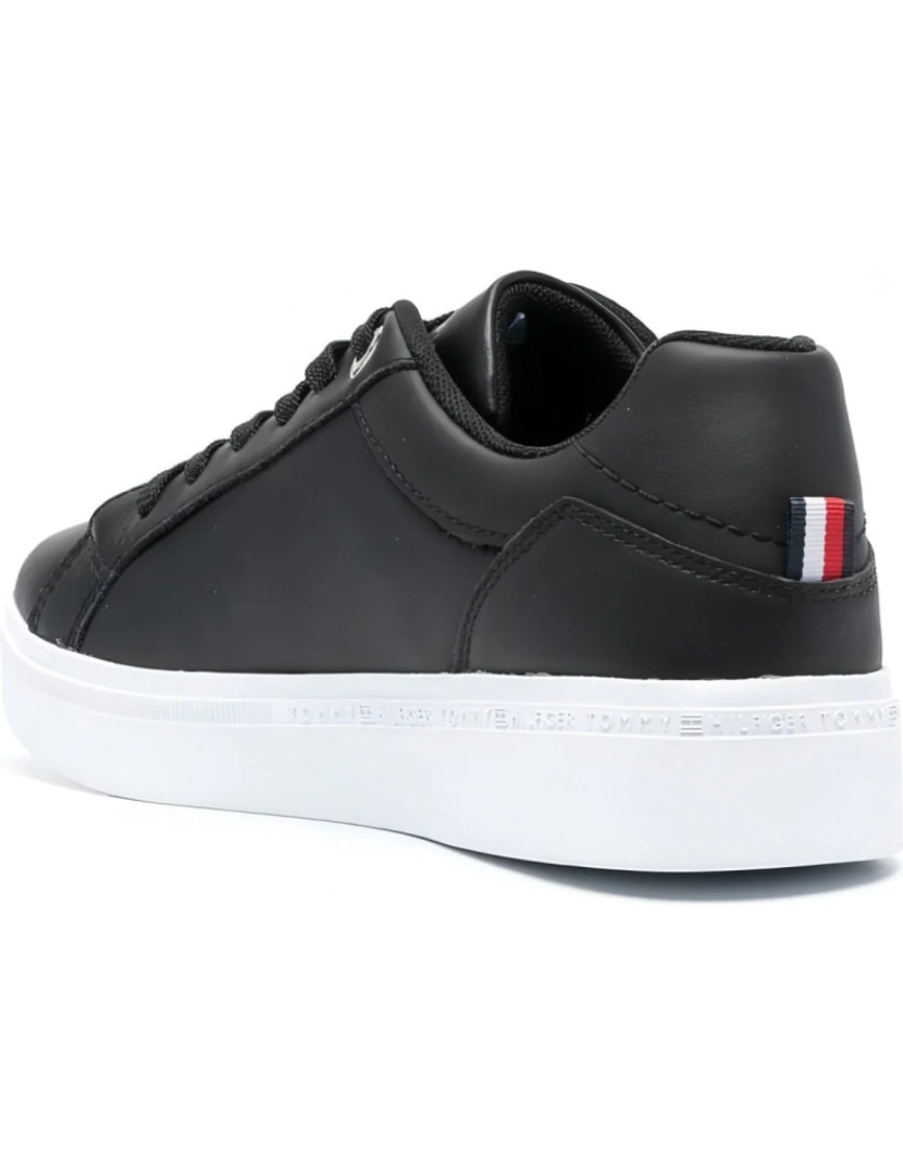 imagem de Tommy Hilfiger Preto Trainers sapatos femininos4