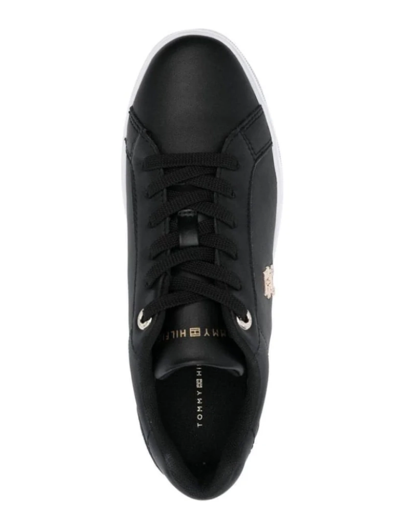 imagem de Tommy Hilfiger Preto Trainers sapatos femininos5