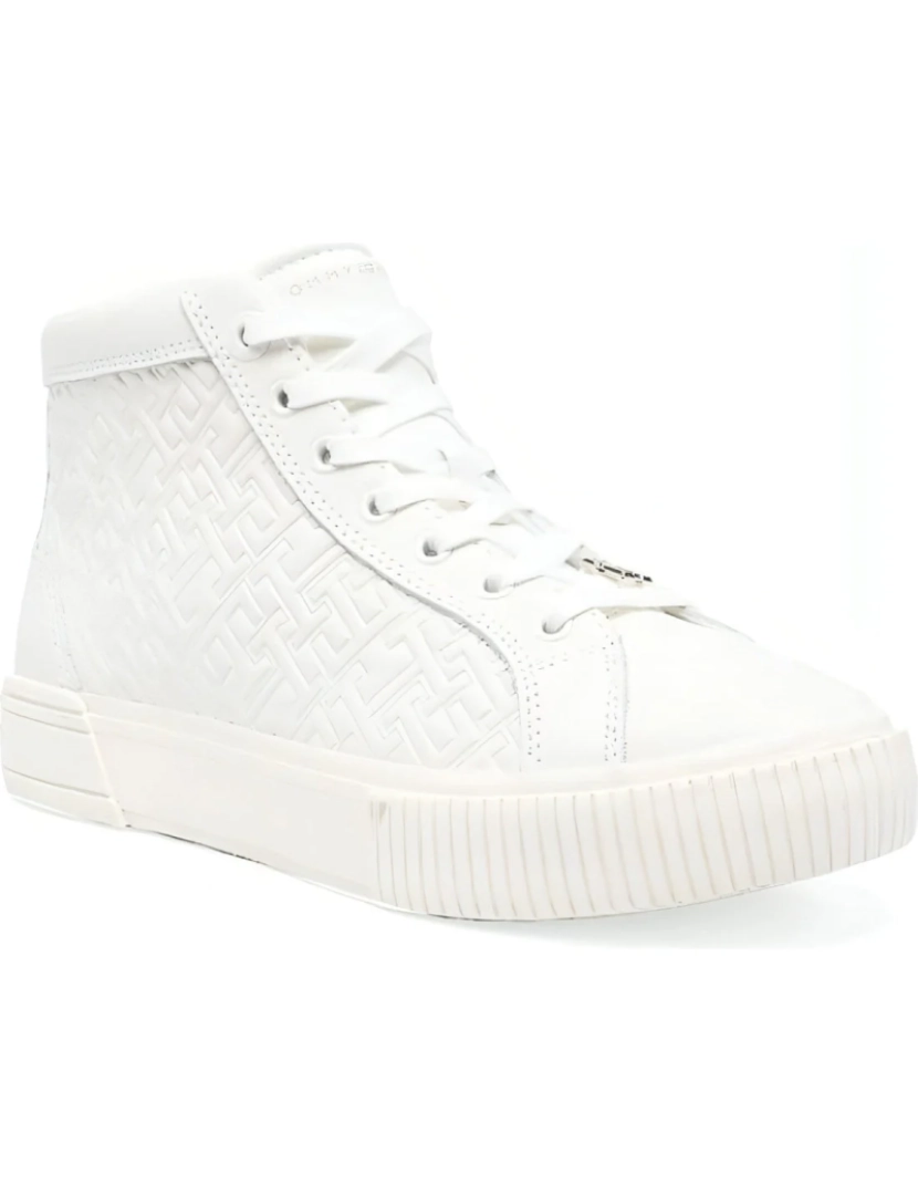 imagem de Tommy Hilfiger Bege Trainers sapatos femininos3