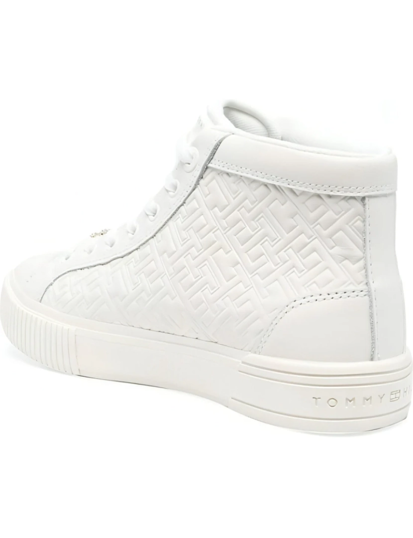 imagem de Tommy Hilfiger Bege Trainers sapatos femininos4