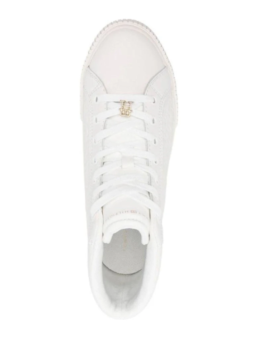 imagem de Tommy Hilfiger Bege Trainers sapatos femininos5