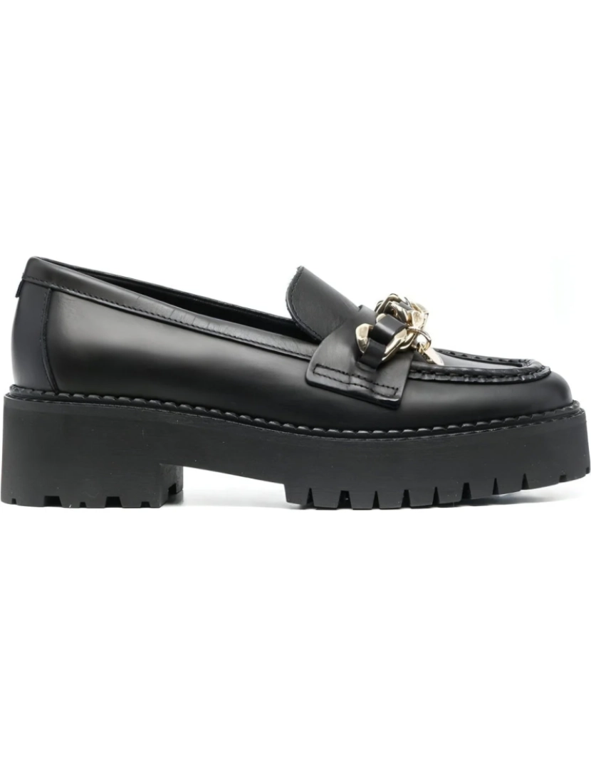 imagem de Tommy Hilfiger Black Loafers sapatos femininos3