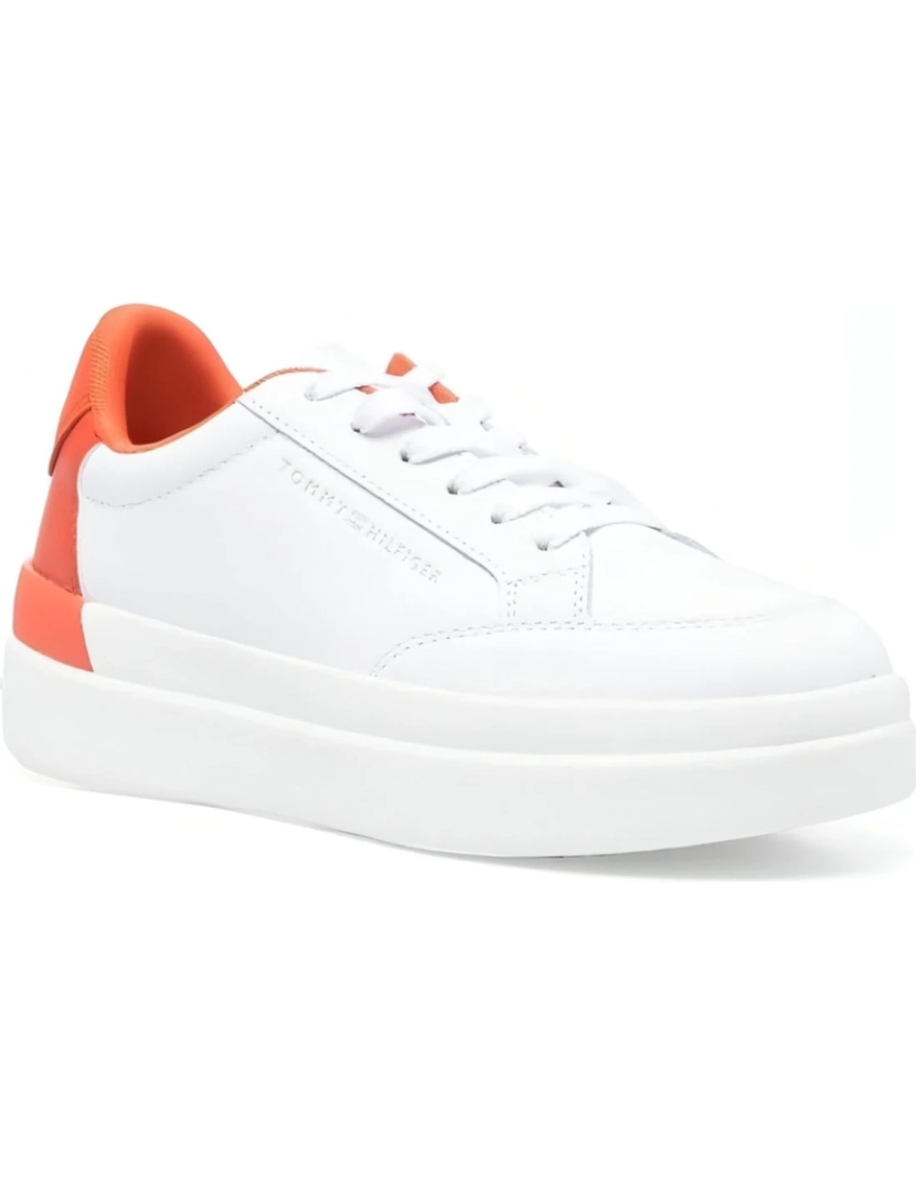 imagem de Tommy Hilfiger Branco Trainers sapatos femininos2