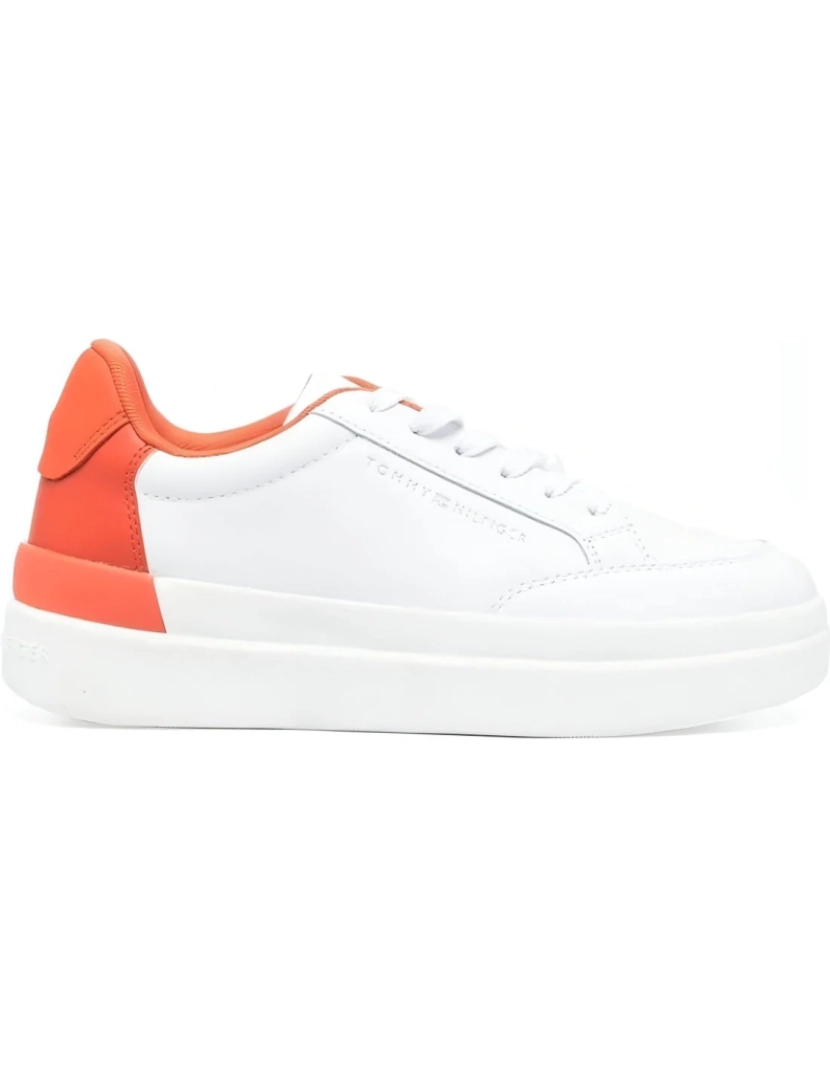 imagem de Tommy Hilfiger Branco Trainers sapatos femininos3