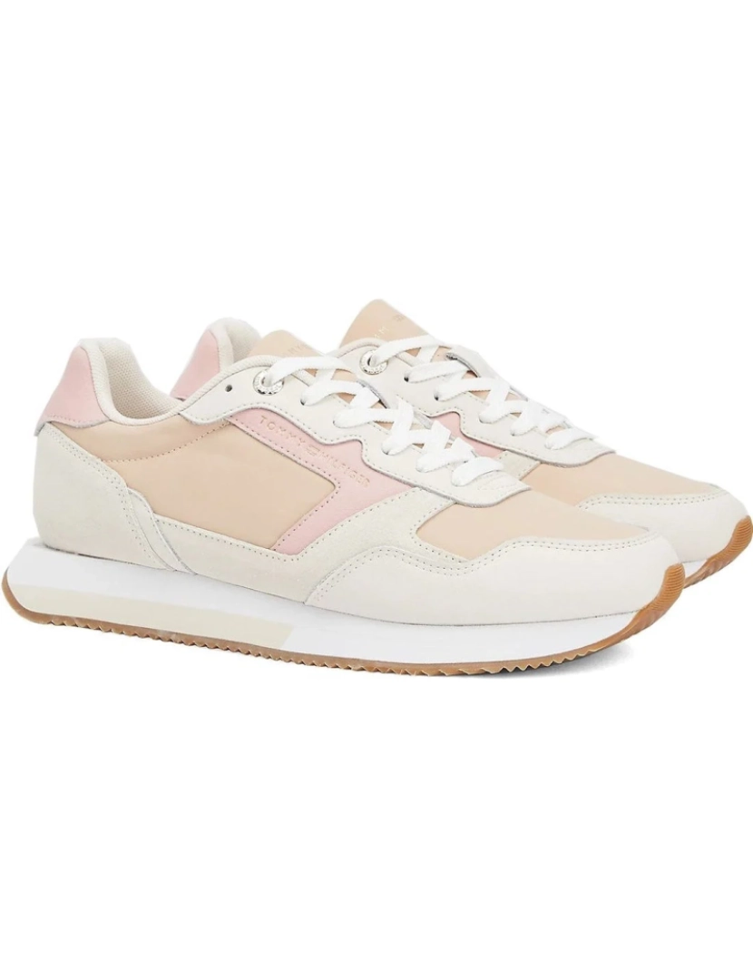 imagem de Tommy Hilfiger Pink Trainers sapatos femininos3