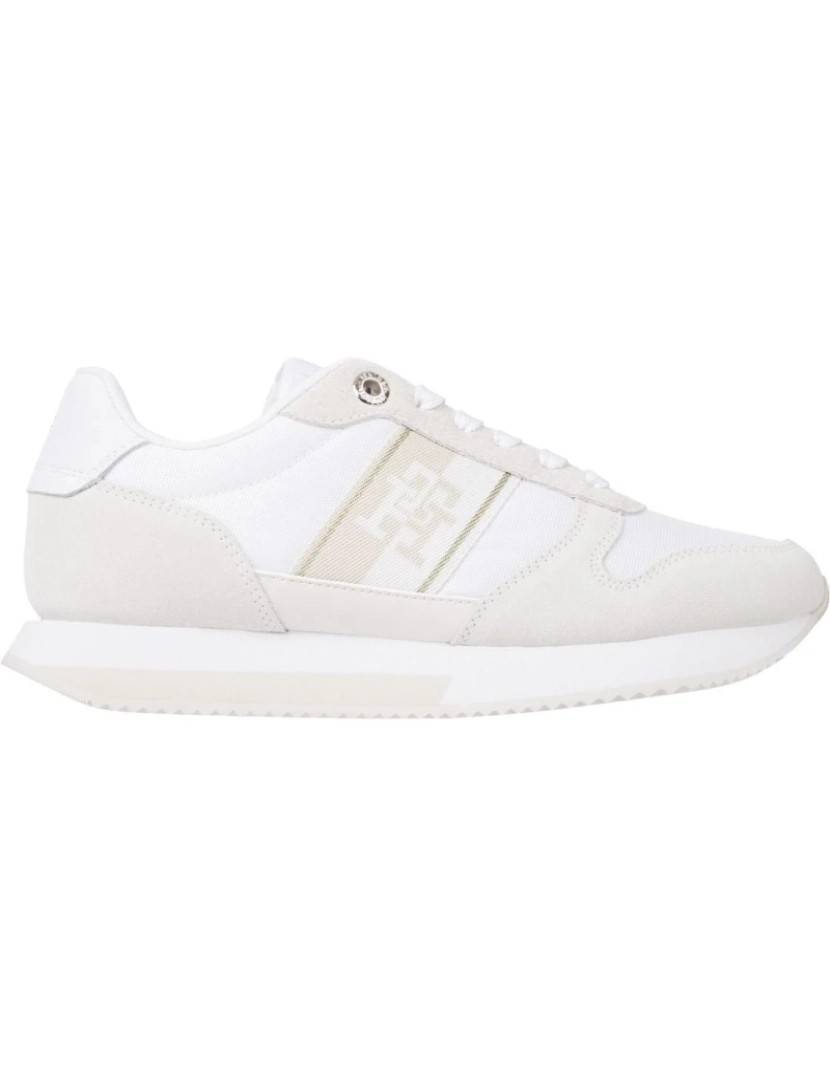 imagem de Tommy Hilfiger Branco Trainers sapatos femininos2