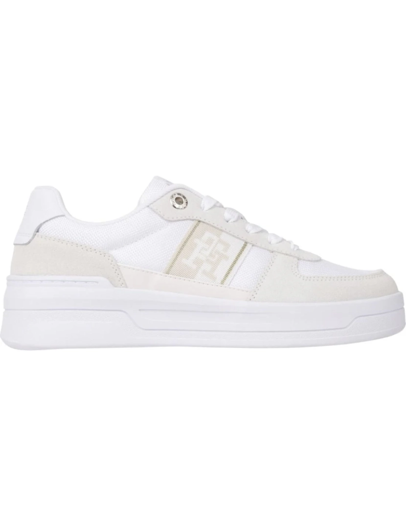 imagem de Tommy Hilfiger Branco Trainers sapatos femininos2