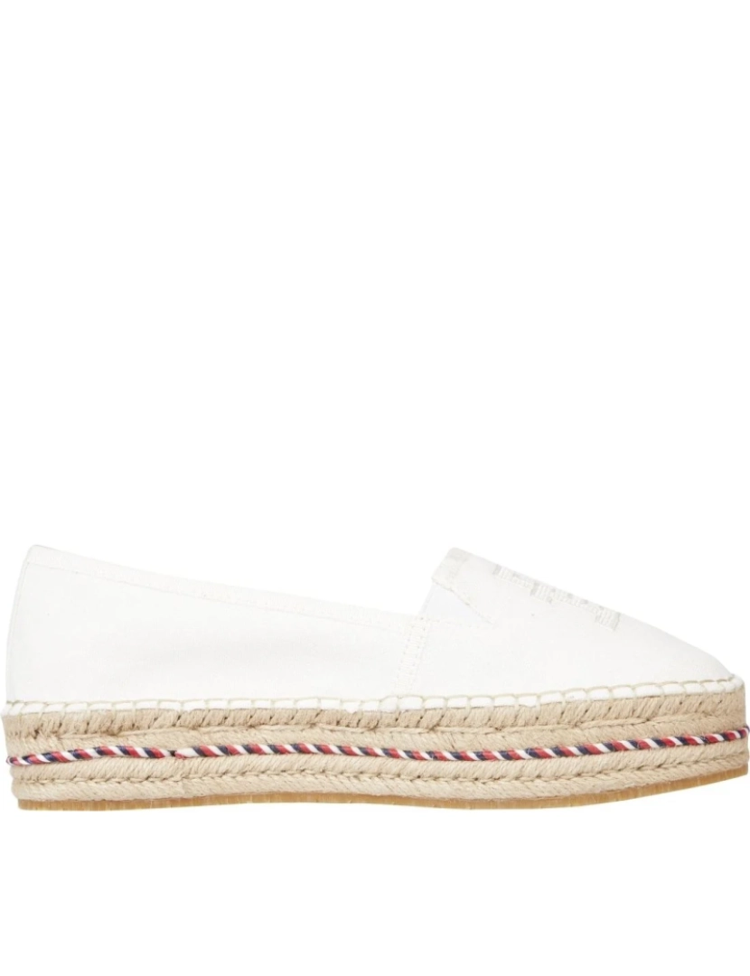 imagem de Tommy Hilfiger Branco Espadrilles Calçados Femininos4