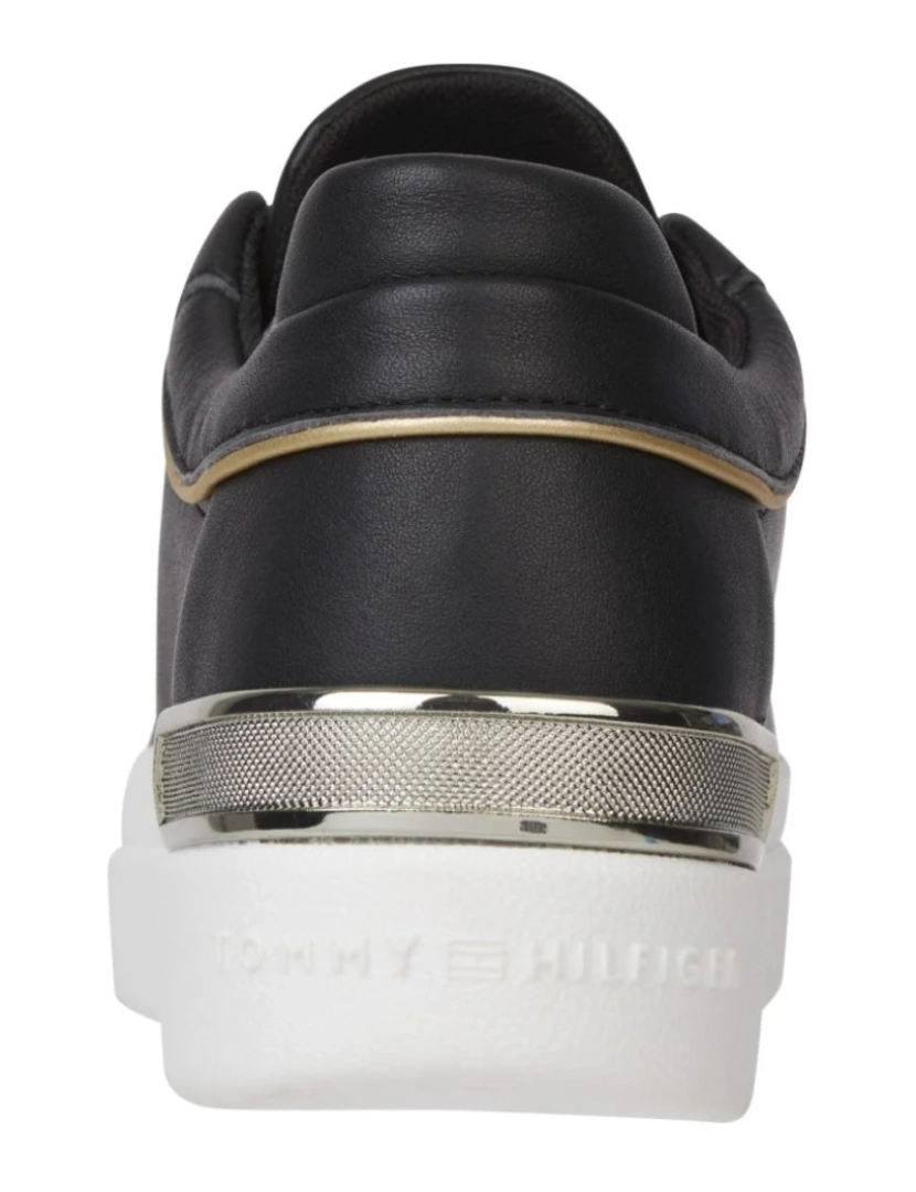 imagem de Tommy Hilfiger Preto Trainers sapatos femininos3