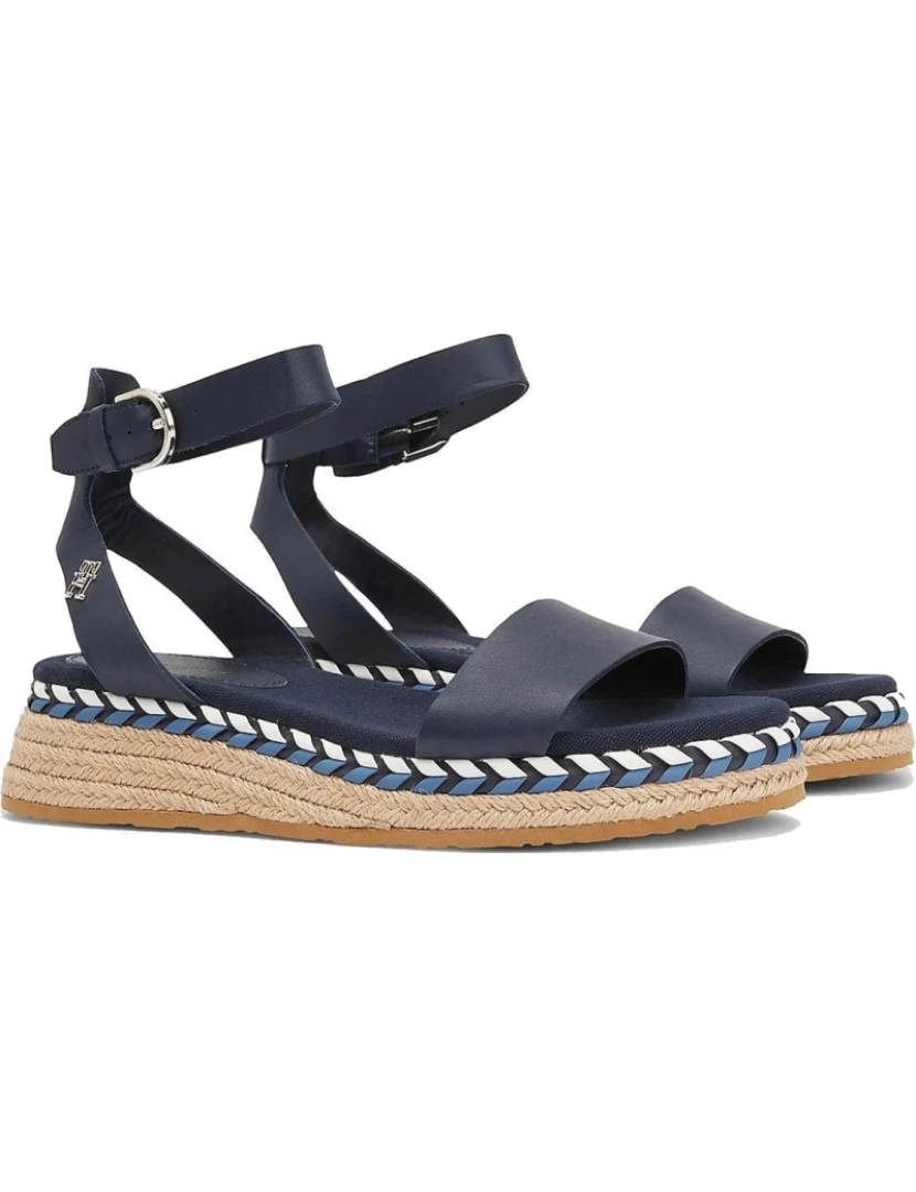 imagem de Tommy Hilfiger Sandálias azuis sapatos femininos3