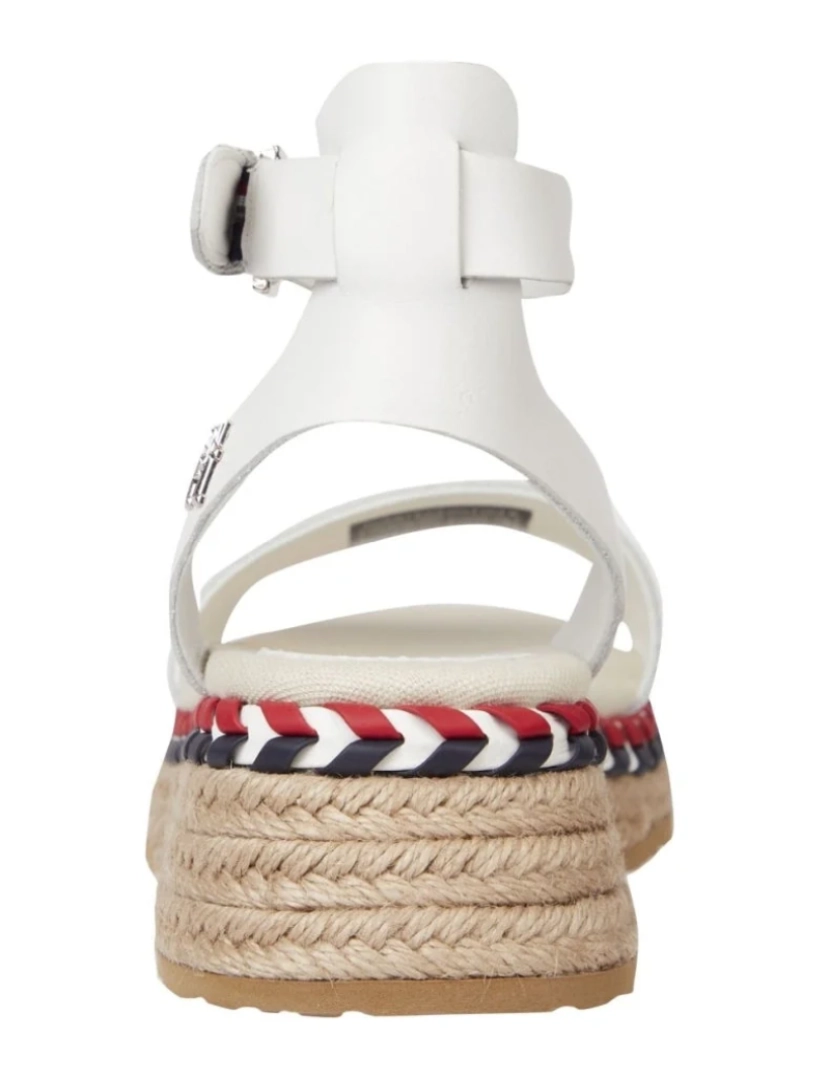 imagem de Tommy Hilfiger Sandálias brancas sapatos femininos3