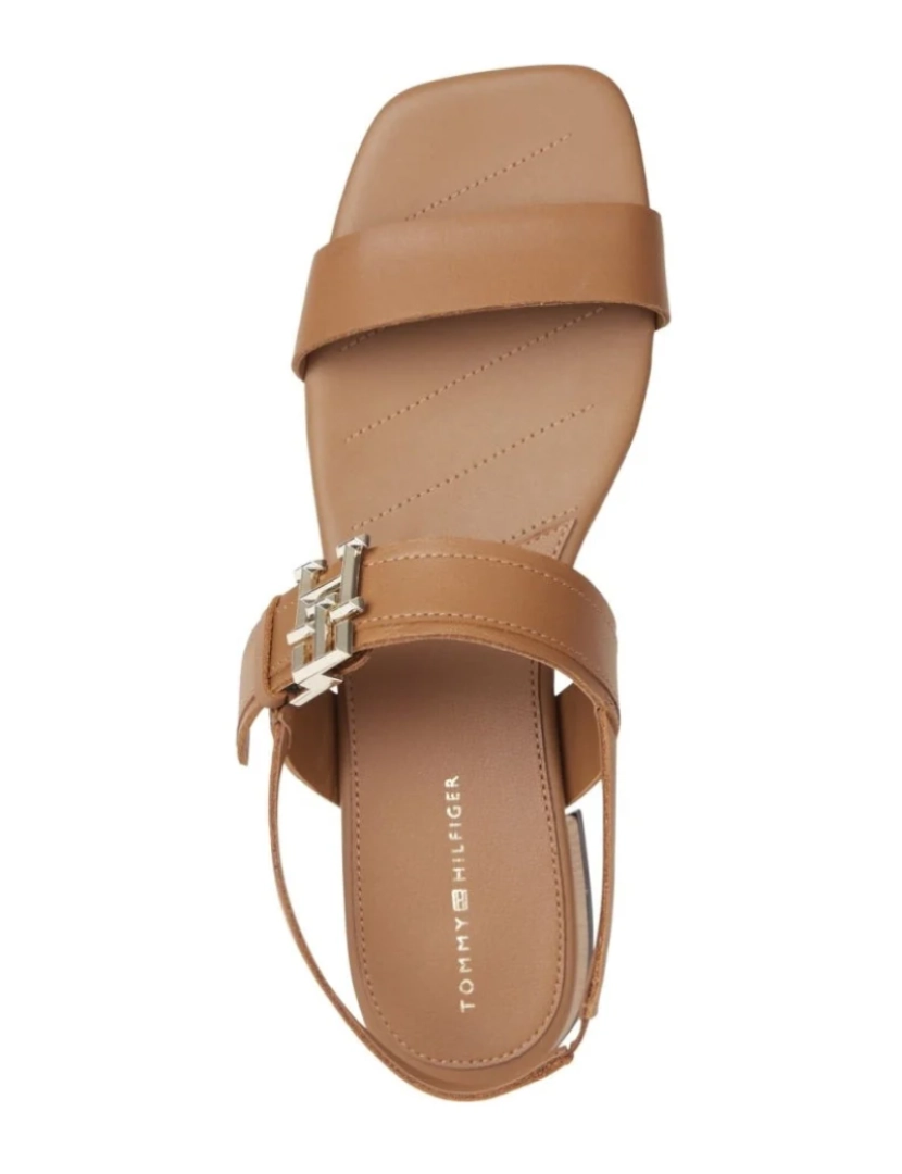 imagem de Tommy Hilfiger Brown sandálias sapatos femininos3