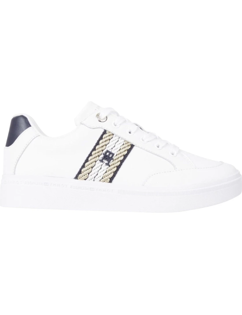 imagem de Tommy Hilfiger Branco Trainers sapatos femininos2