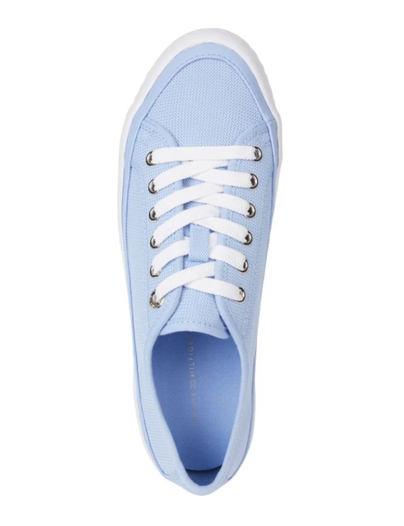 imagem de Tommy Hilfiger Blue Trainers sapatos femininos6