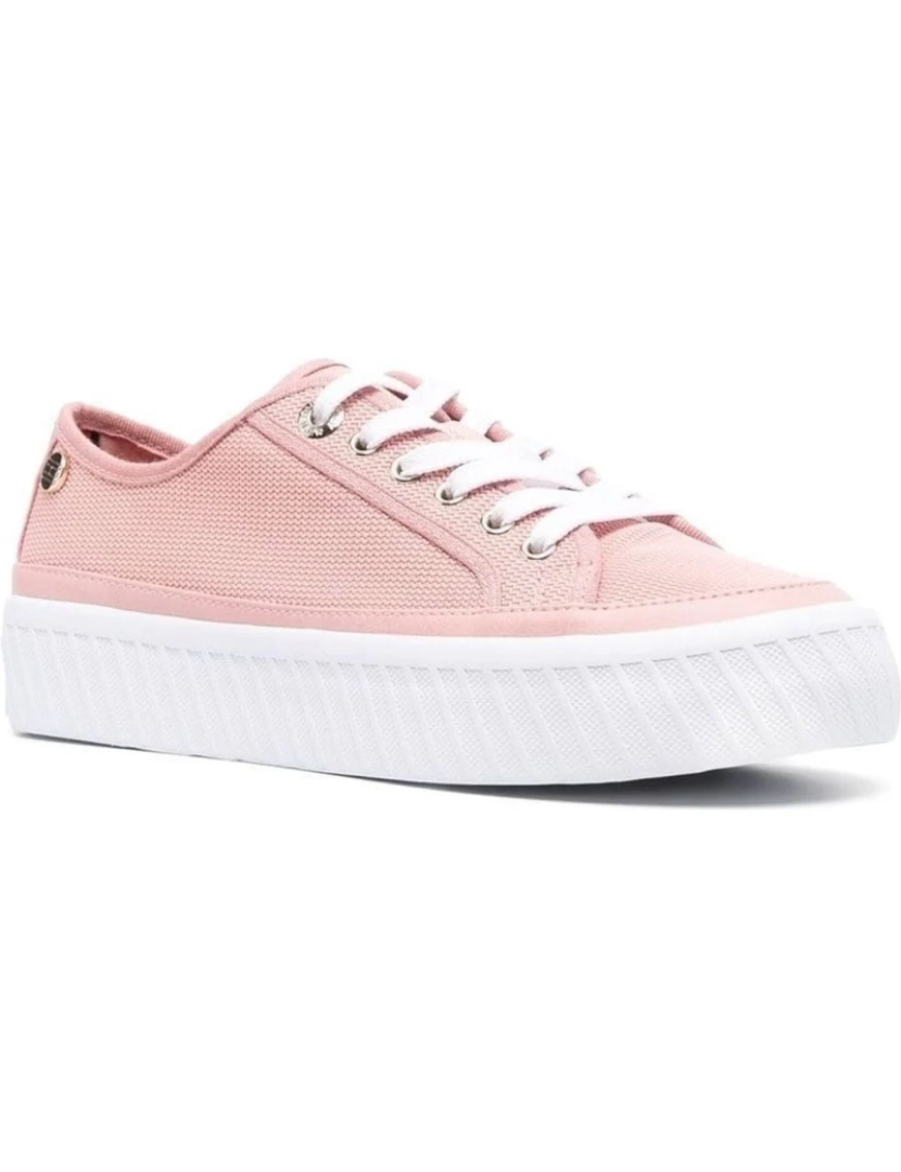 imagem de Tommy Hilfiger Pink Trainers sapatos femininos3