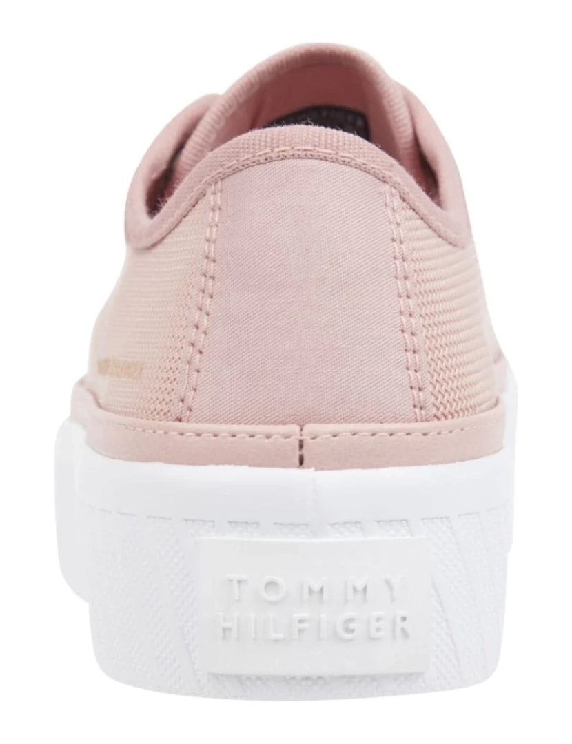 imagem de Tommy Hilfiger Pink Trainers sapatos femininos7