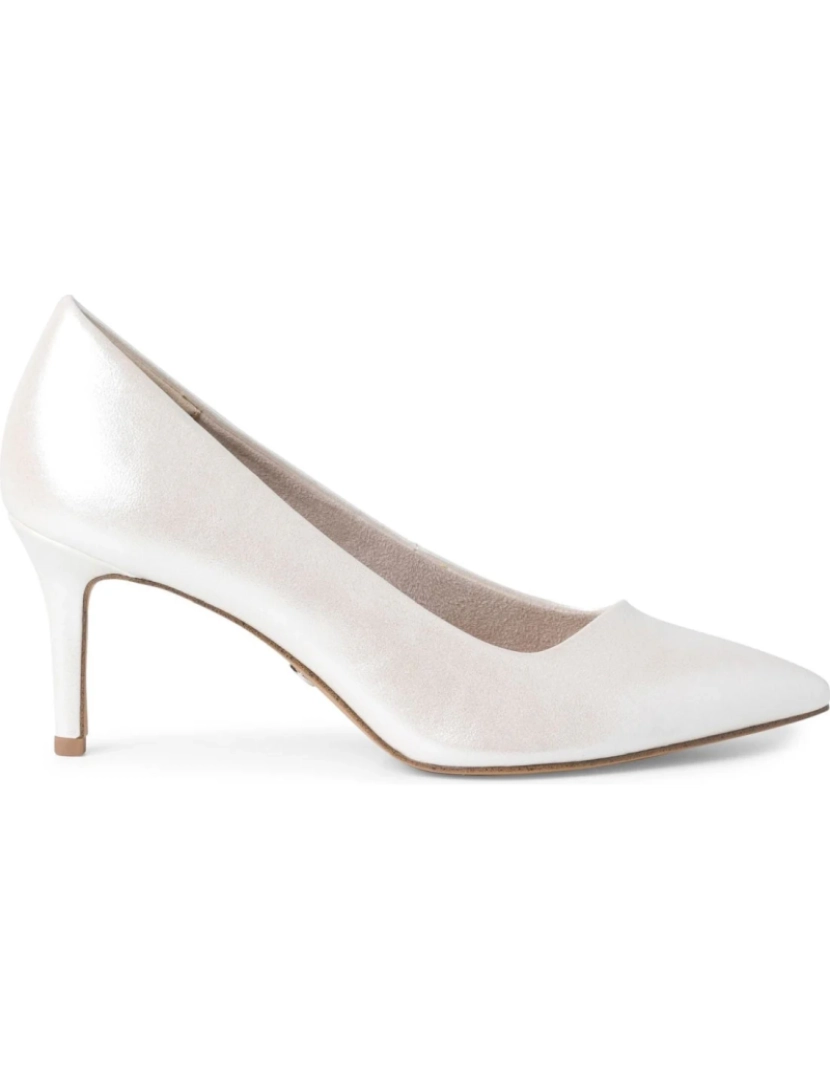 Tamaris - Tamaris Branco saltos sapatos femininos