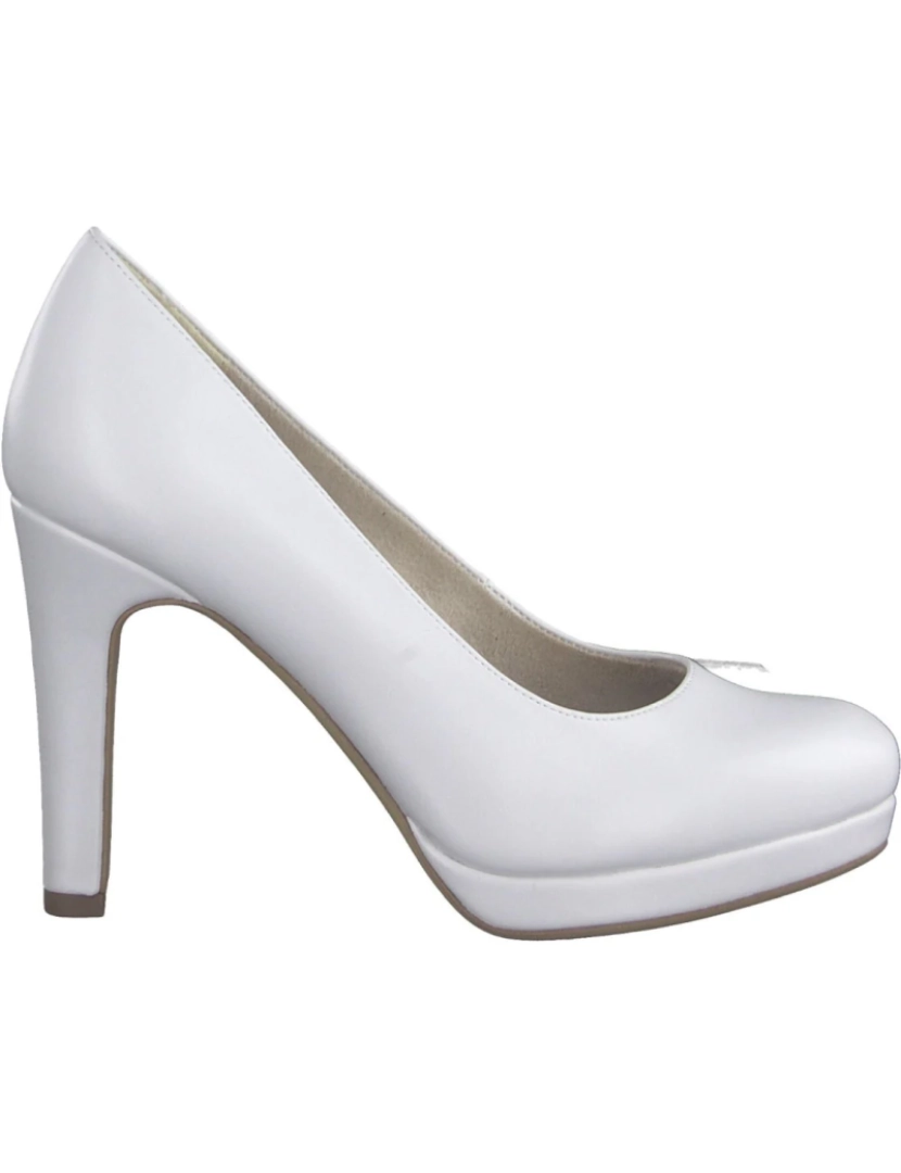 Tamaris - Tamaris Branco saltos sapatos femininos