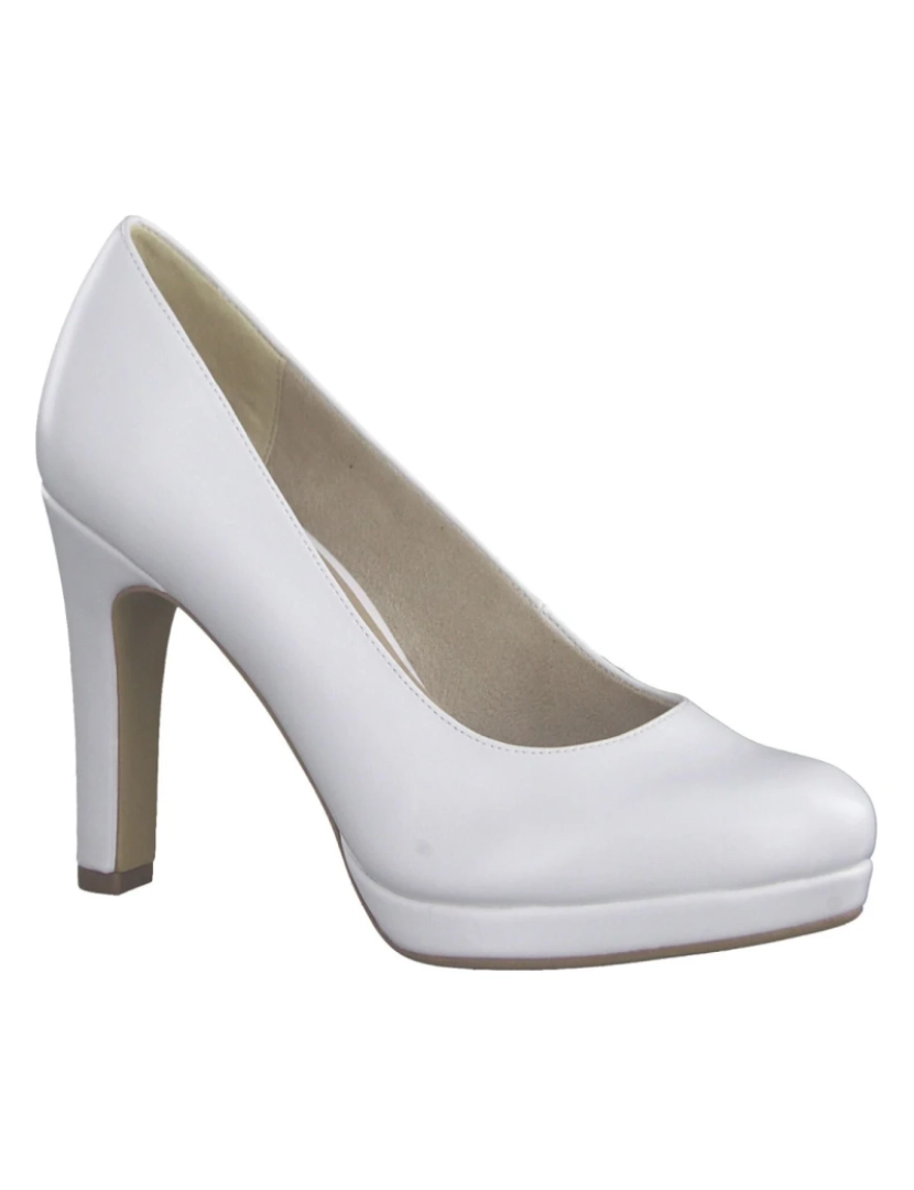 imagem de Tamaris Branco saltos sapatos femininos3