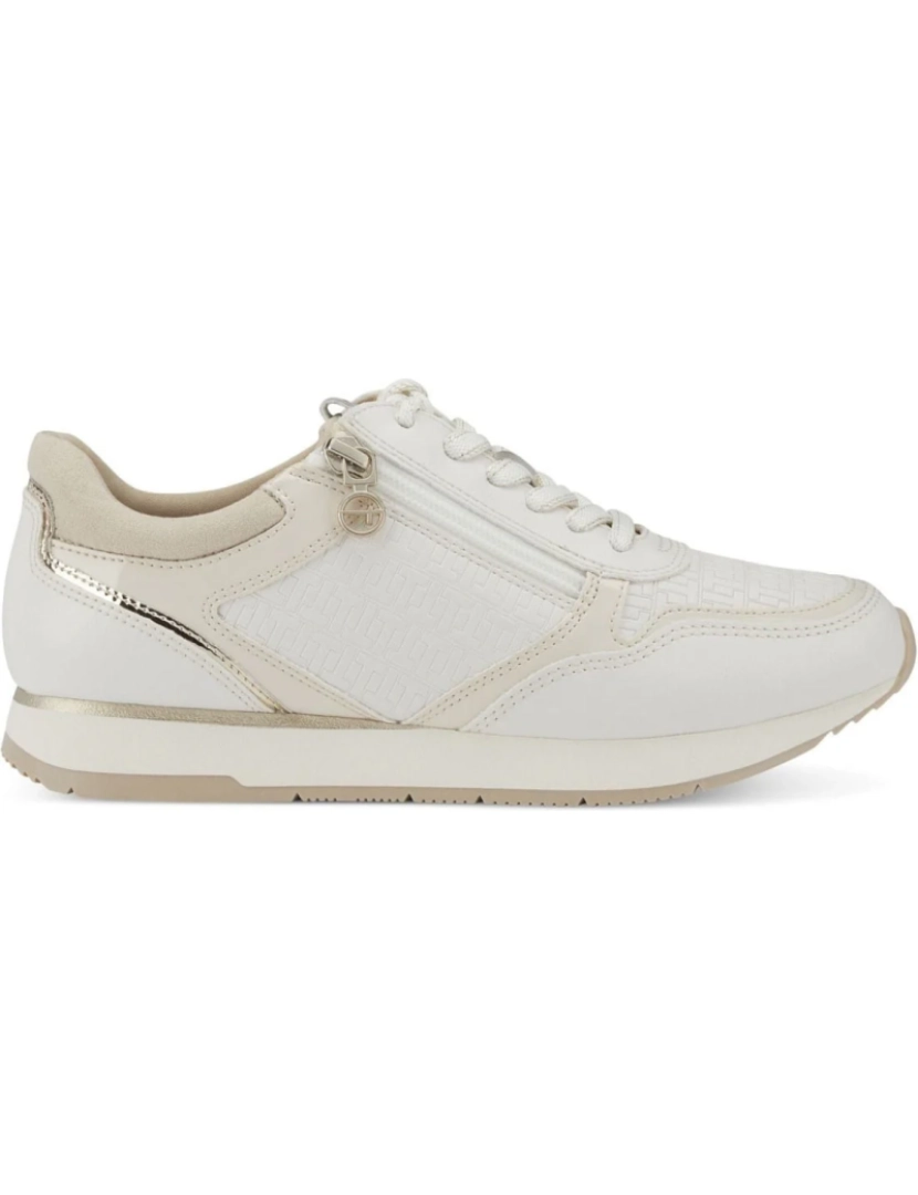 Tamaris - Tamaris Branco Trainers sapatos femininos