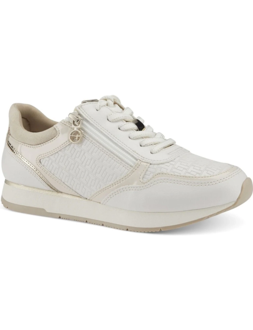 imagem de Tamaris Branco Trainers sapatos femininos3