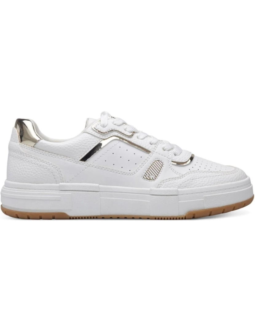 Tamaris - Tamaris Branco Trainers sapatos femininos