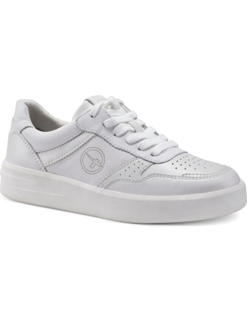 imagem de Tamaris Branco Trainers sapatos femininos3