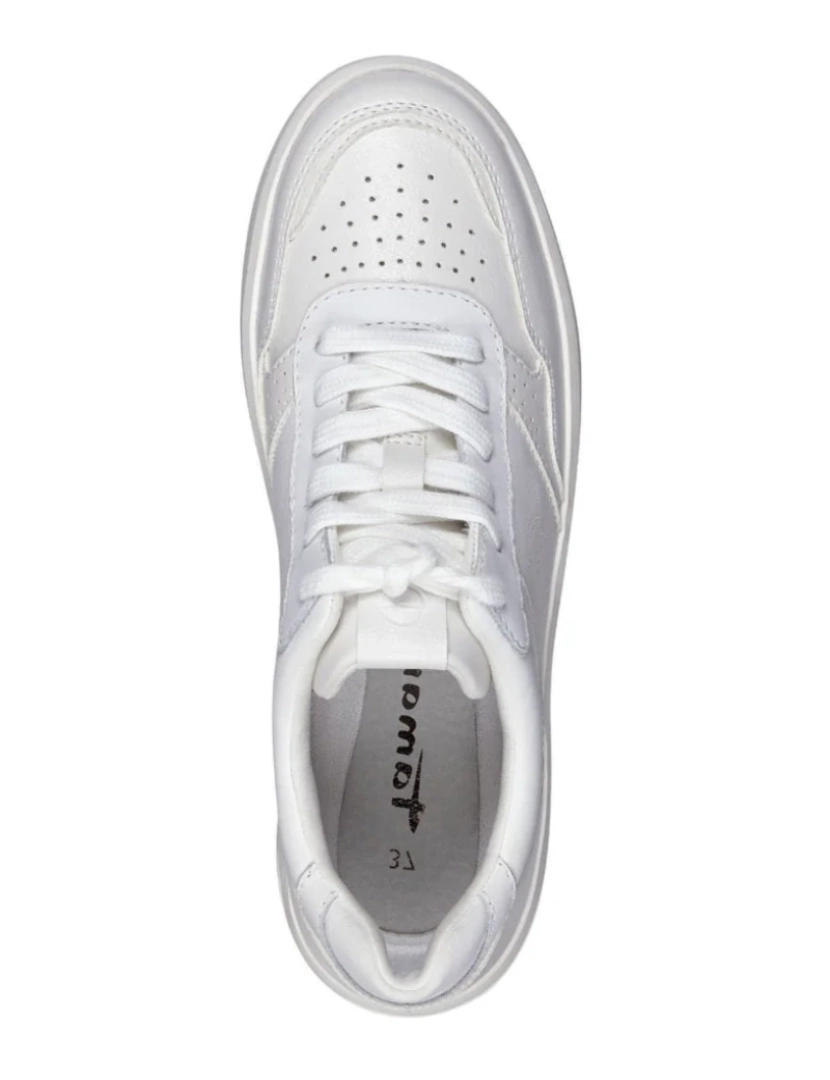 imagem de Tamaris Branco Trainers sapatos femininos6