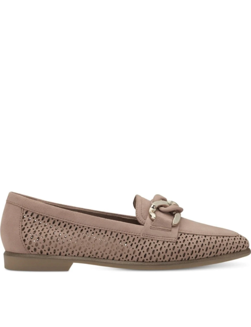 imagem de Tamaris Bege Loafers sapatos femininos3